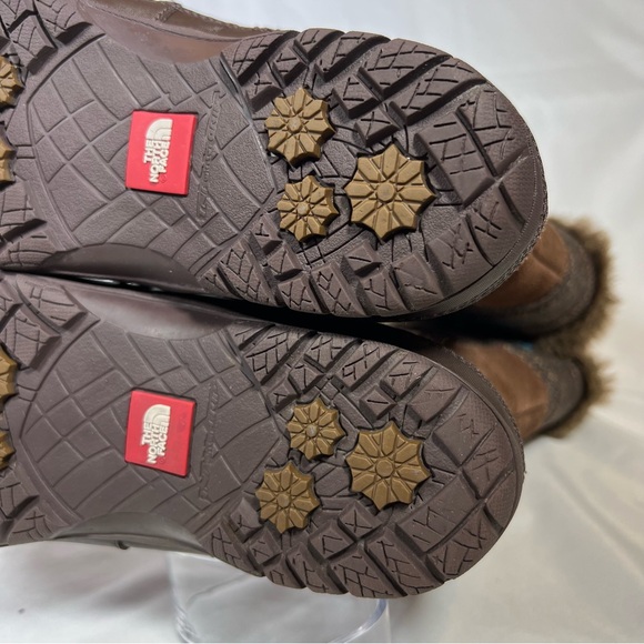 🎉HP🎉 The North Face Nuptse Purna Waterproof Faux Fur Trim Winter Boots 7 EUC - Picture 11 of 12